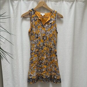 Market & Spruce Yellow Sheath Mini Dress XSP
